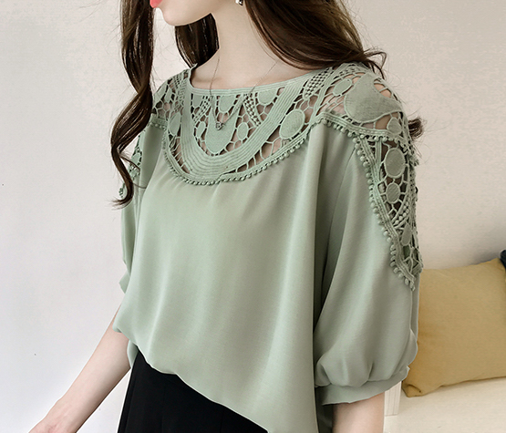 ZL757 Charming Blouse Green