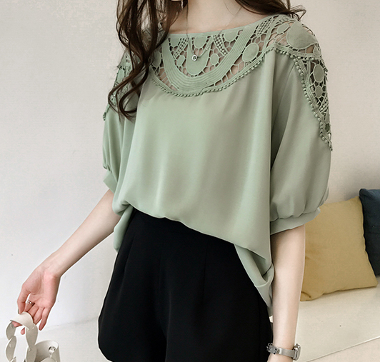 ZL757 Charming Blouse Green