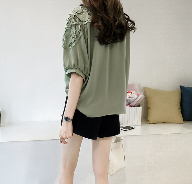 ZL757 Charming Blouse Green