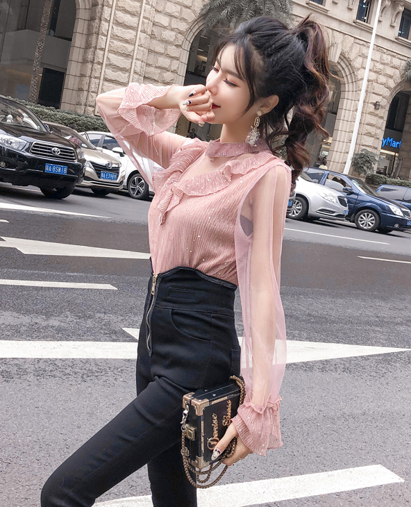 ZL760 Trendy Blouse Pink