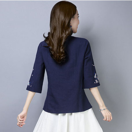 ZL764 Stylish Top Navy