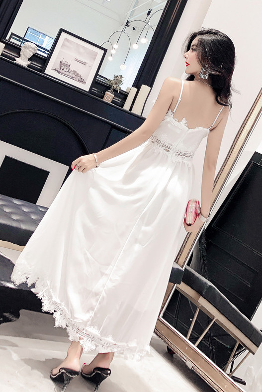 ZL767 Pretty Dress White
