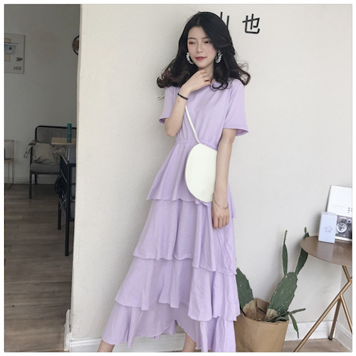 ZL769 Lovely Dress Purple