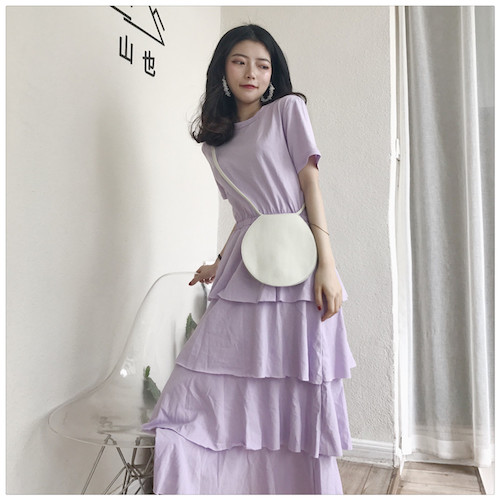 ZL769 Lovely Dress Purple