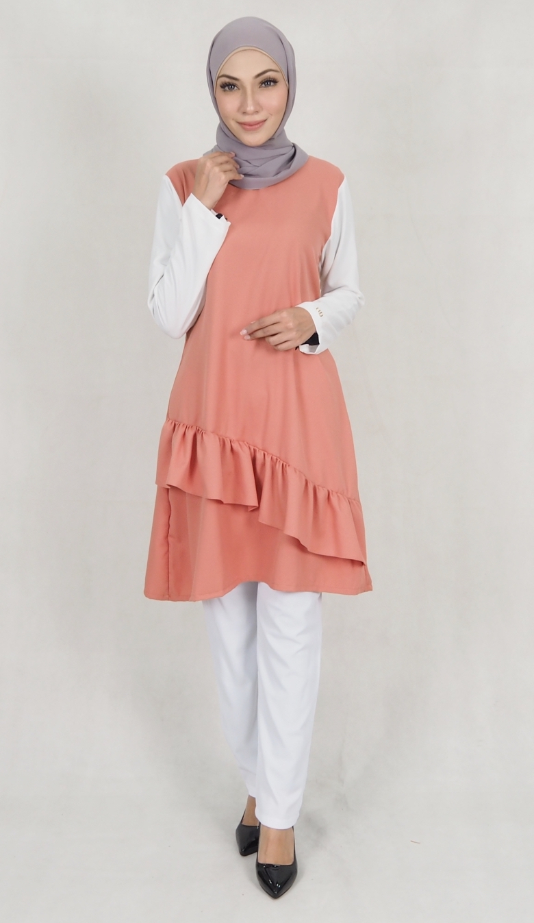 SW5161 Fashion Blouse Peach