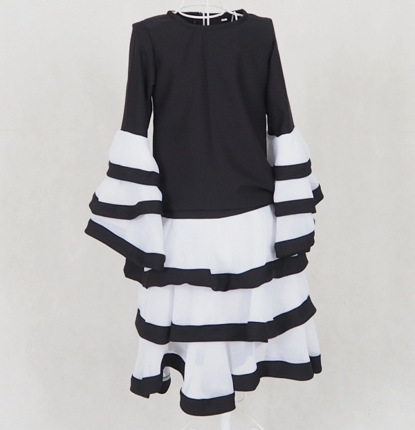 SW5162 Fashion Girl's Jubah Black