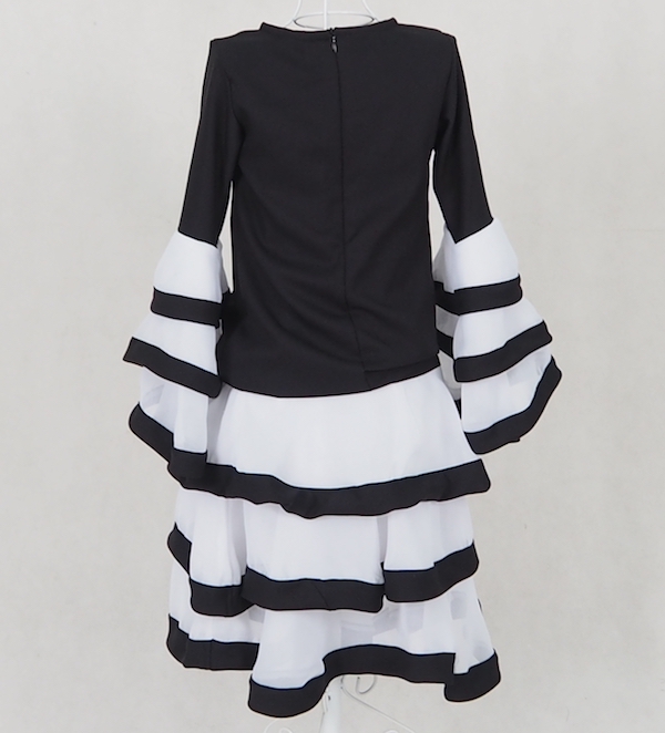 SW5162 Fashion Girl's Jubah Black