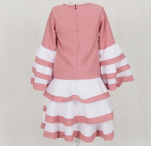 SW5162 Fashion Girl's Jubah Pink