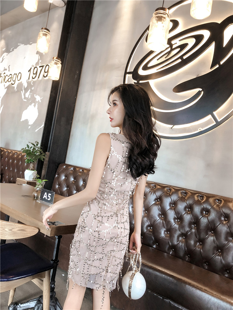 FF-163 Stylish Dress Almond