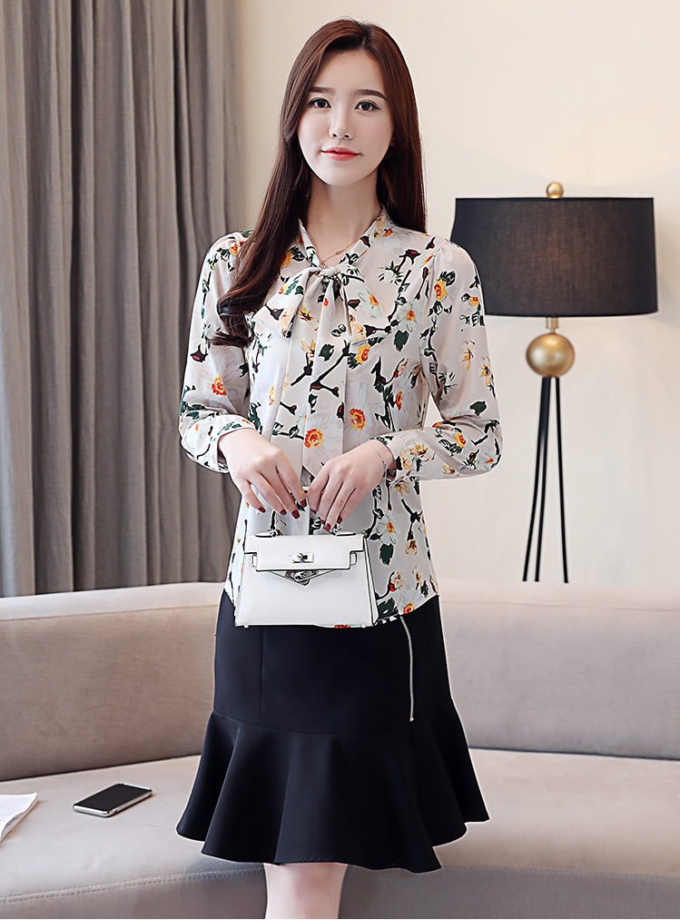 FF-166 Lovely Floral OL Top Yellow