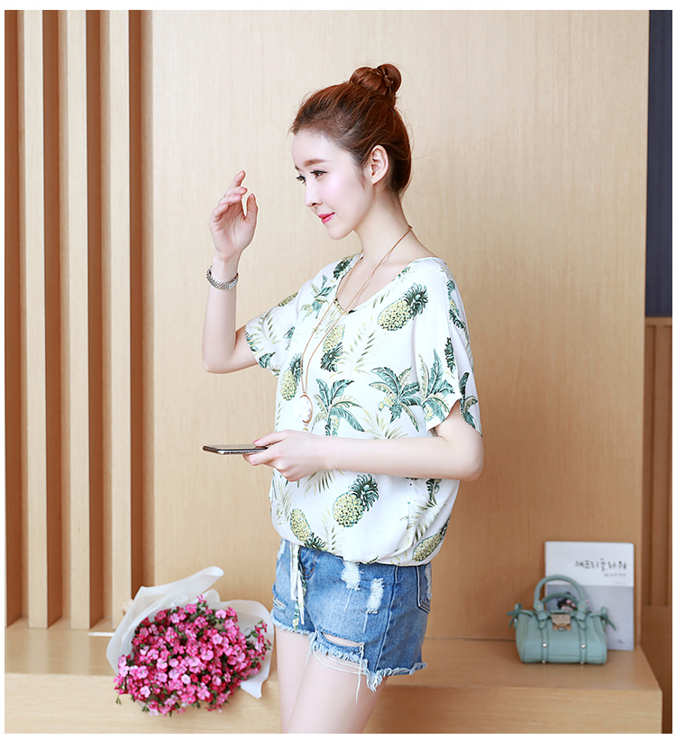 FF-167 Fashion Printed Top As Picture