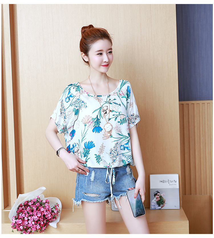 FF-168 Lovely Printed Top As Picture
