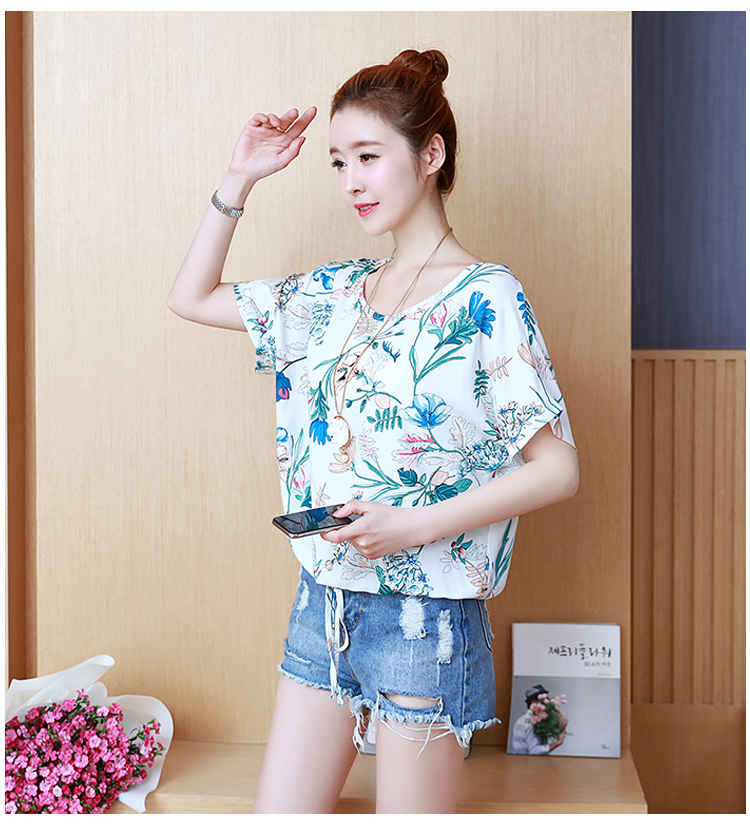 FF-168 Lovely Printed Top As Picture