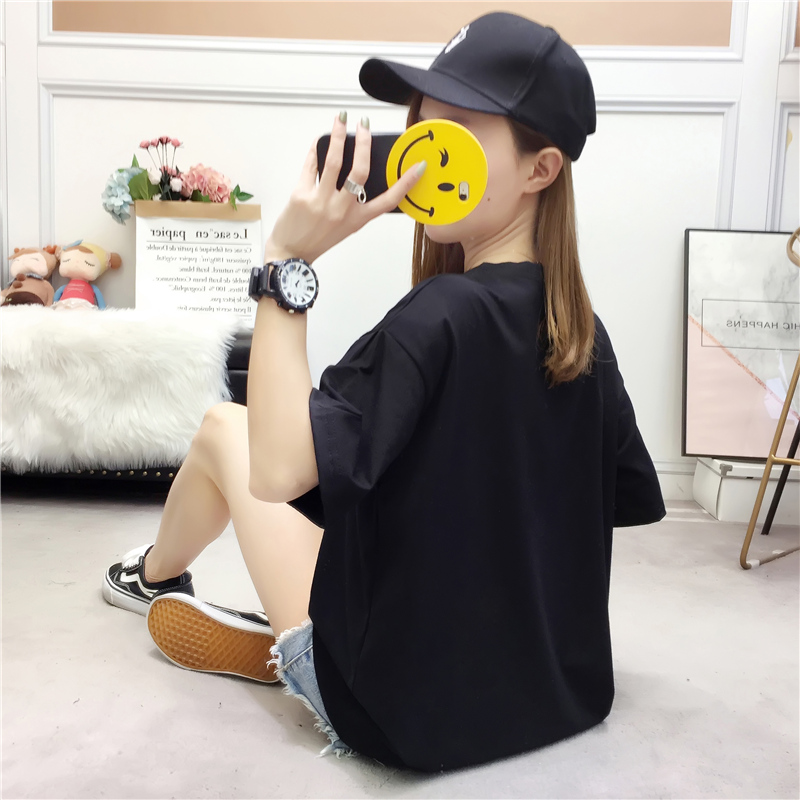 FF-172 Cute Loose Top Black