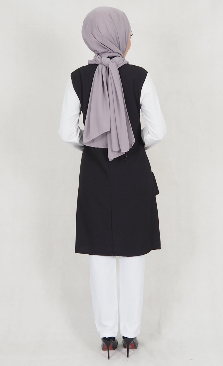SW5174 Trendy Blouse Black