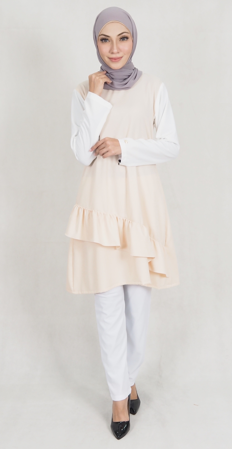 SW5174 Trendy Blouse Cream