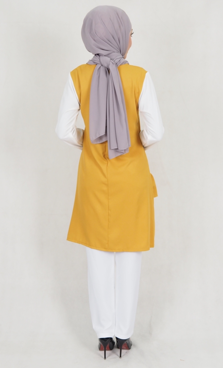 SW5174 Trendy Blouse Mustard