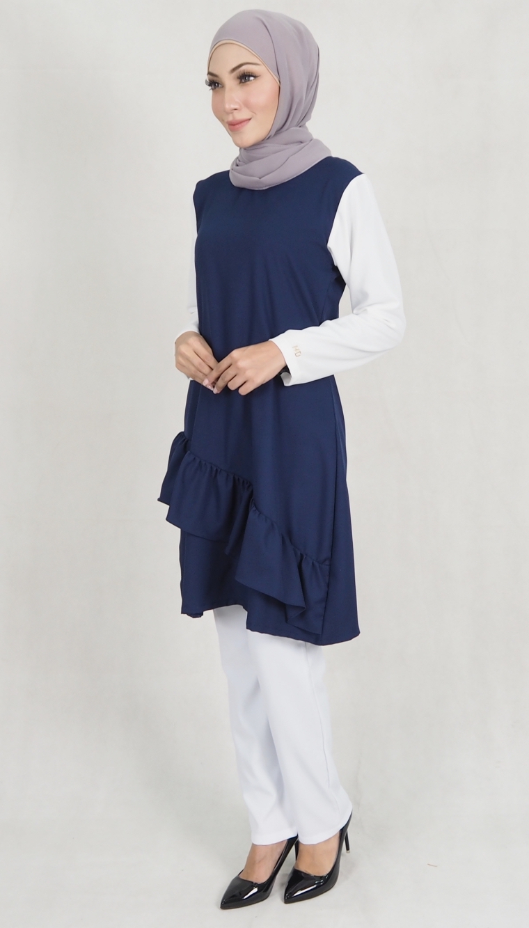 SW5174 Trendy Blouse Navy