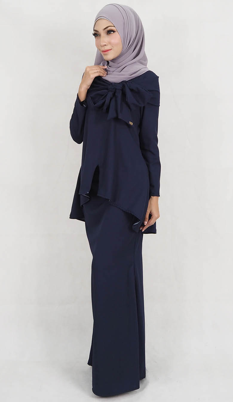 SW5179 Fashion Baju Kurung Navy