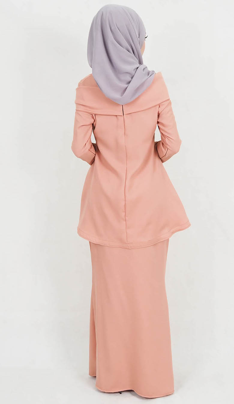 SW5179 Fashion Baju Kurung Peach
