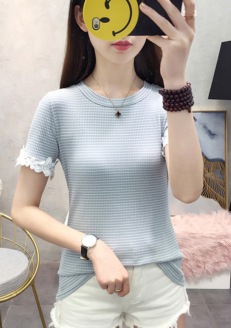 ZL770 Fashion Top Blue