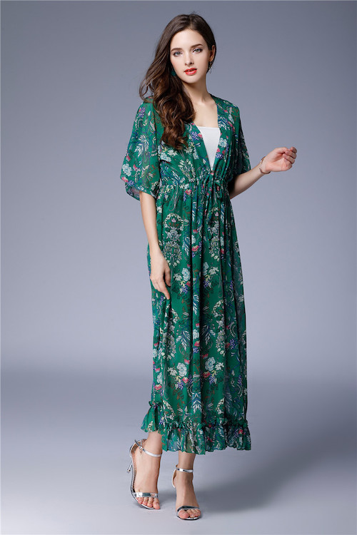 ZL772 Charming Dress Green