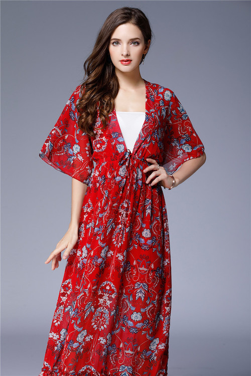 ZL772 Charming Dress Red