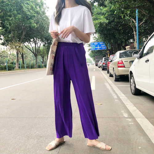 ZL781 Casual Pant Purple