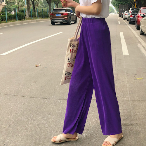 ZL781 Casual Pant Purple