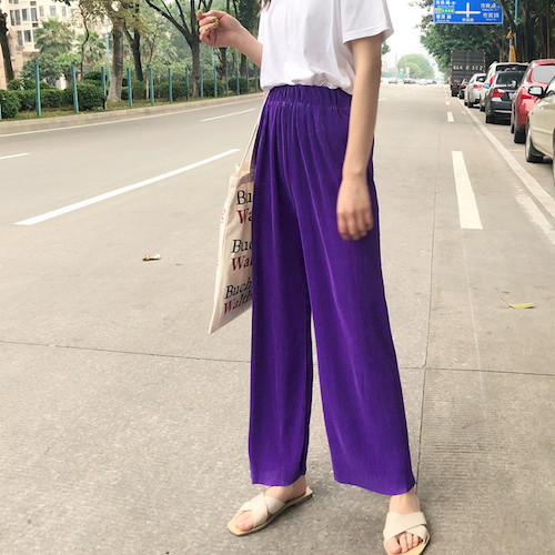 ZL781 Casual Pant Purple