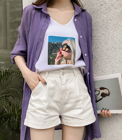 ZL782 Pretty Blouse Purple