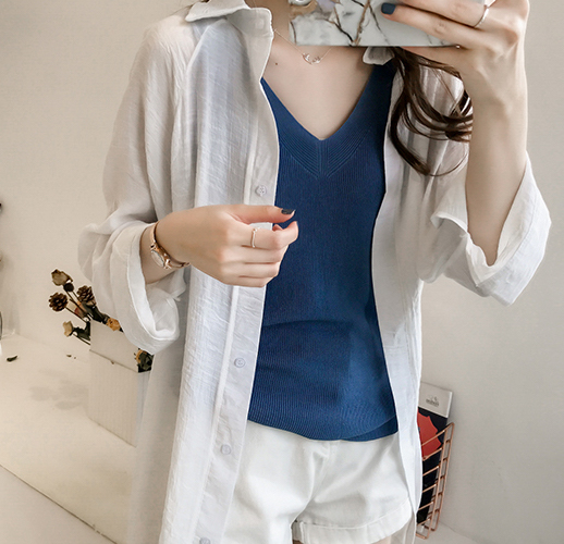 ZL782 Pretty Blouse White