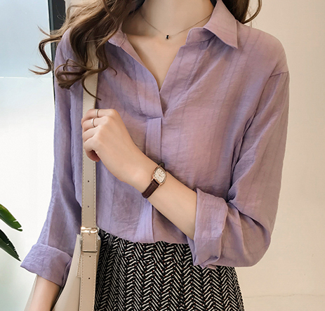 ZL783 Fashion Blouse Purple