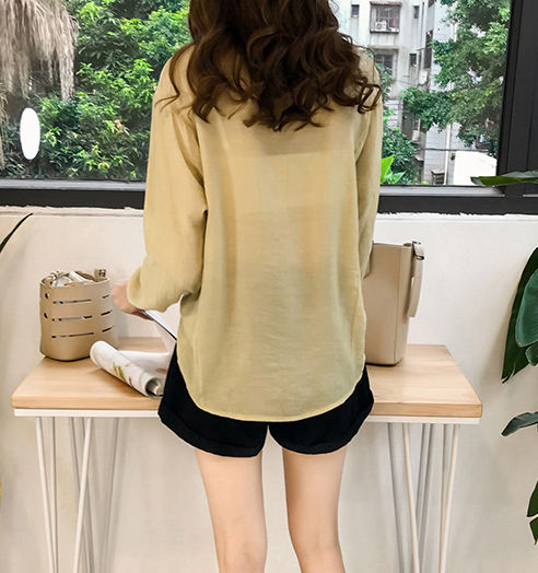 ZL783 Fashion Blouse Yellow