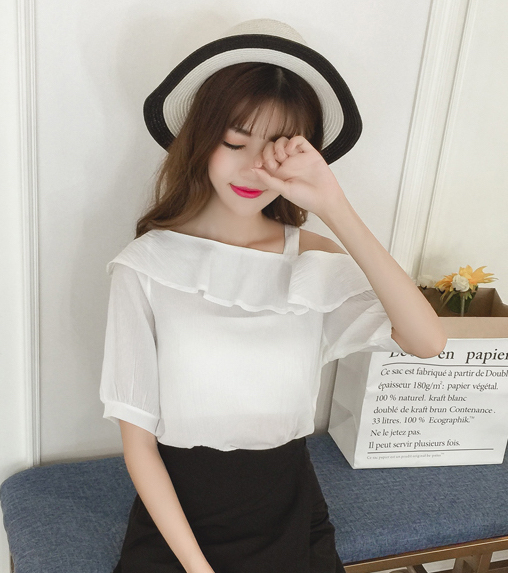 ZL784 Trendy Blouse White