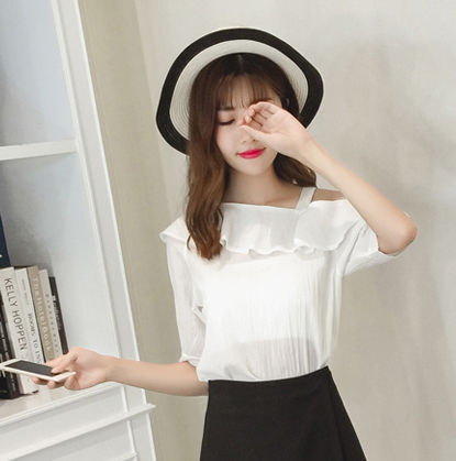 ZL784 Trendy Blouse White