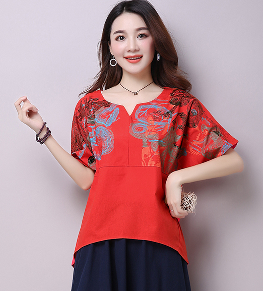 ZL792 Charming Top Red