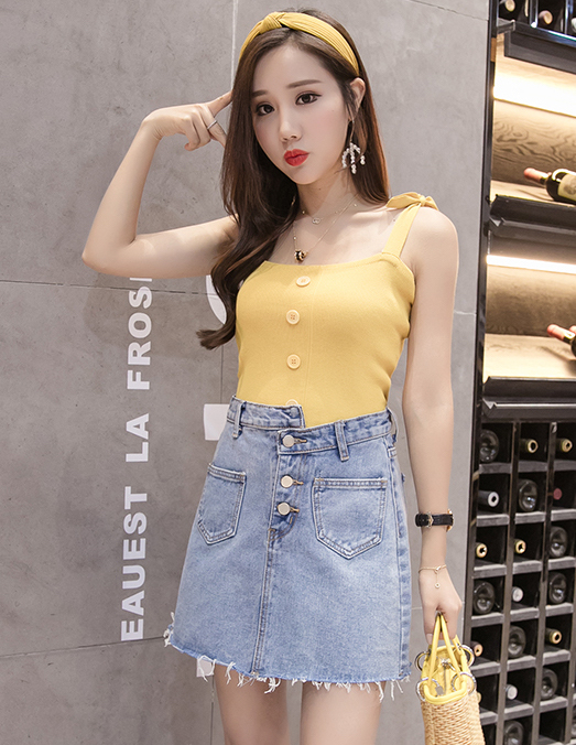 ZL793 Fashion Skirt Light Blue