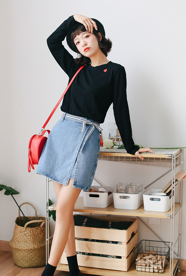 ZL794 Stylish Skirt Blue