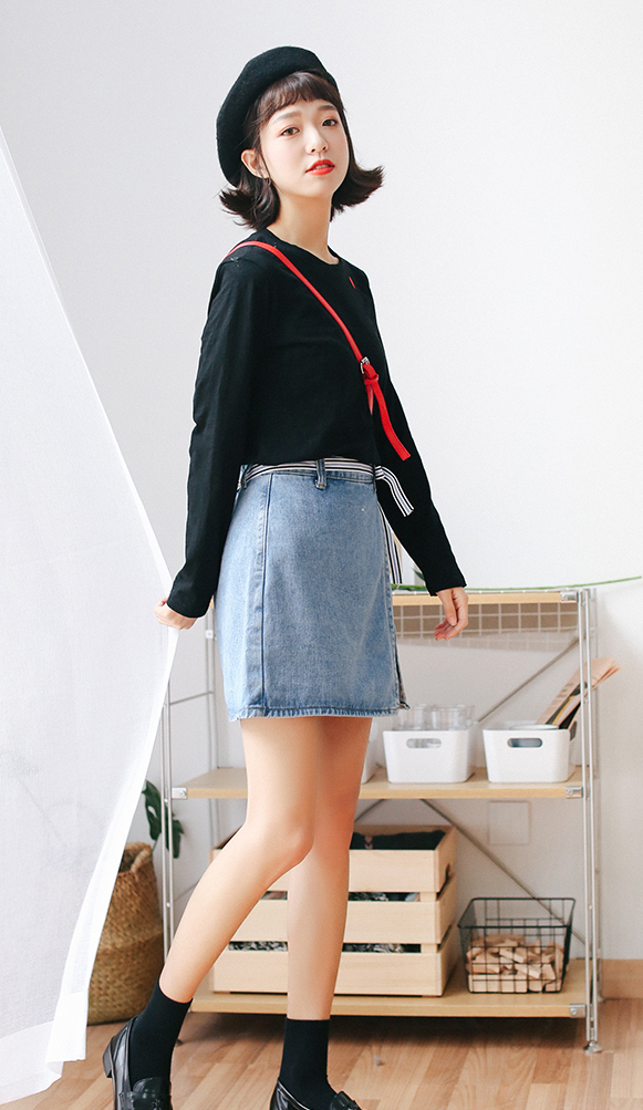 ZL794 Stylish Skirt Blue