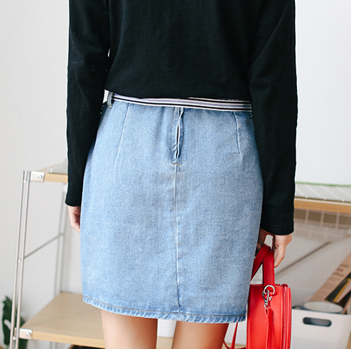 ZL794 Stylish Skirt Blue