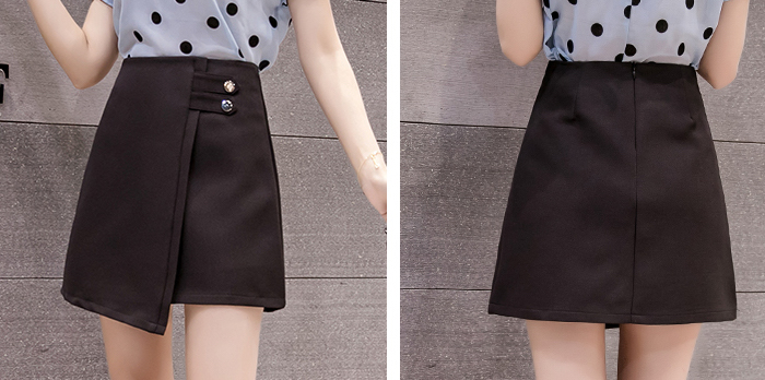 ZL796 Trendy Skirt Black 