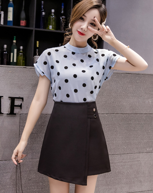 ZL796 Trendy Skirt Black 