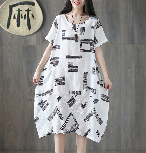 ZL800 Casual Dress White