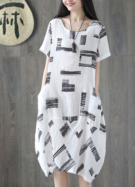 ZL800 Casual Dress White