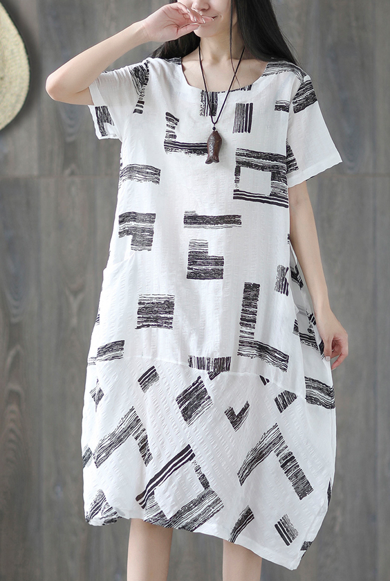 ZL800 Casual Dress White