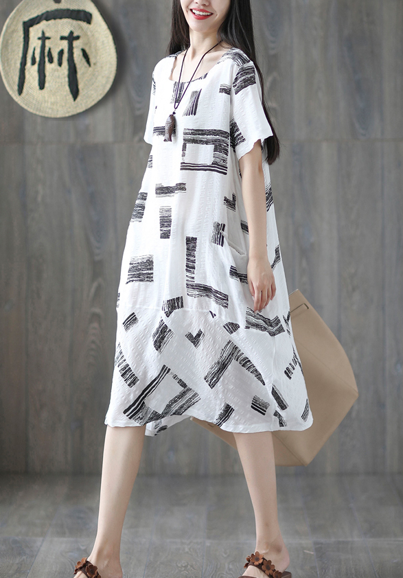 ZL800 Casual Dress White