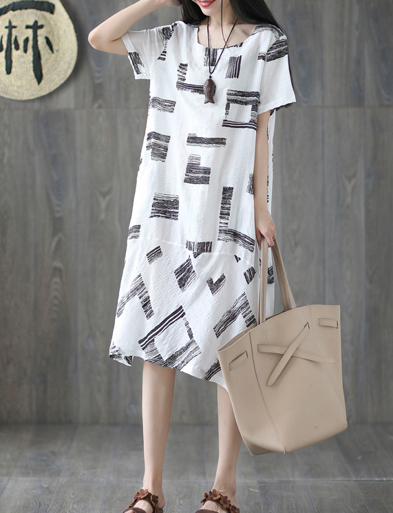 ZL800 Casual Dress White