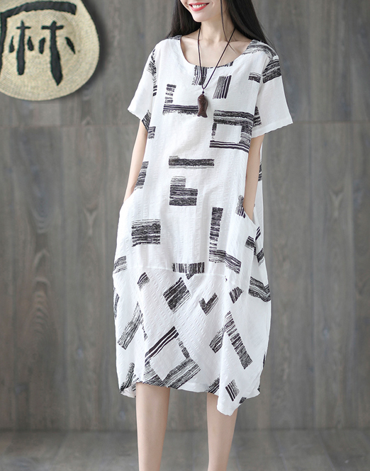 ZL800 Casual Dress White