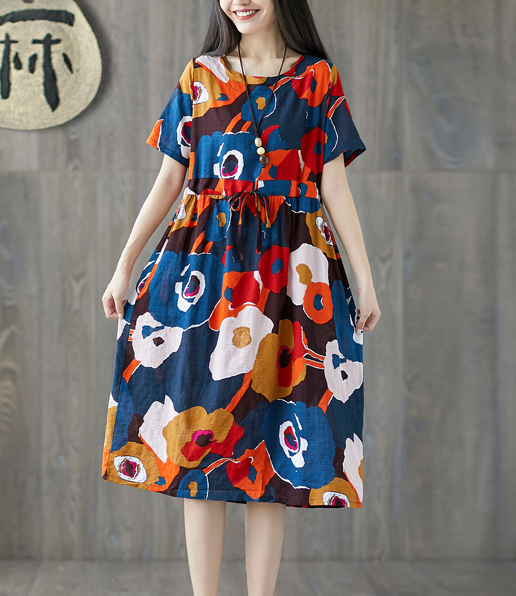 ZL802 Pretty Dress Orange